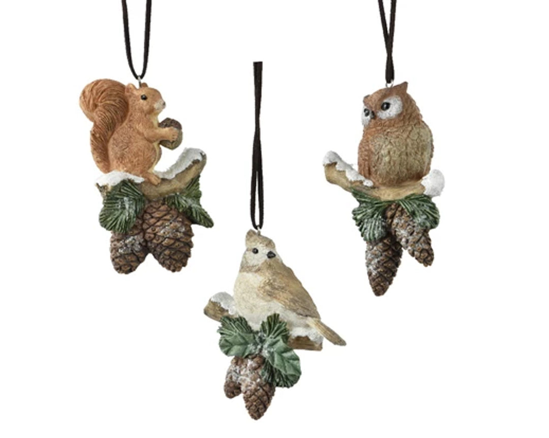 Animals polyresin 3ass brown/colour(s) L.6.5cm x W.3.8cm x H.11cm