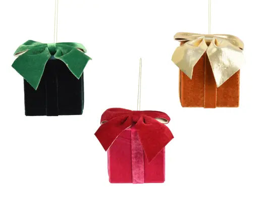 Giftbox foam flock bow,robbon assorted L.8cm x W.8cm x H.11cm