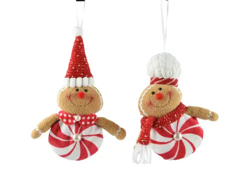 Gingerbread polyester brown L.19cm x W.7cm x H.20cm