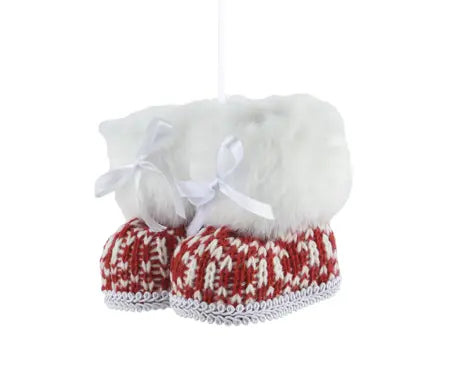 Shoe polyester red L.7.5cm x W.9cm x H.8cm