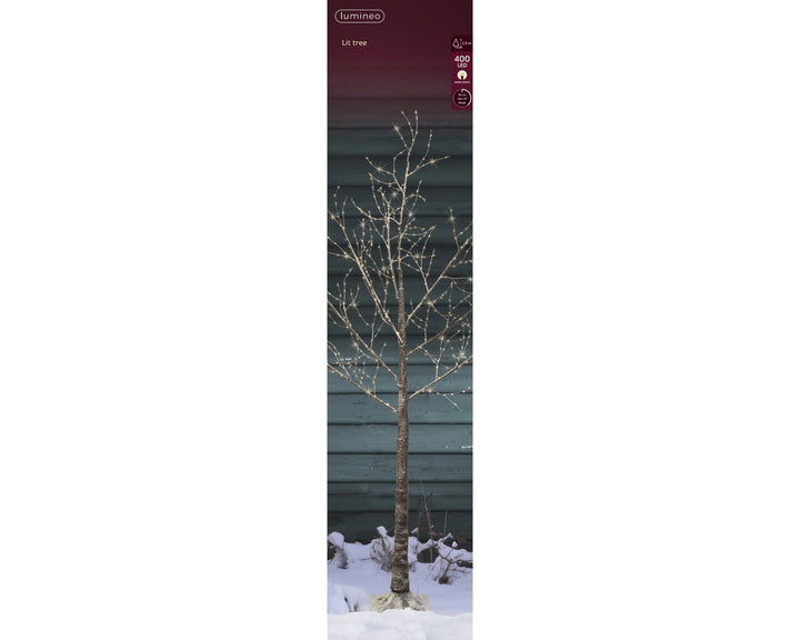 Micro Led Tree Gb Pvc Branch Steady Outdoor Brown/Warm White Dia90Cm X H.150Cm - Christmas Lights - Windyridge Garden Centre