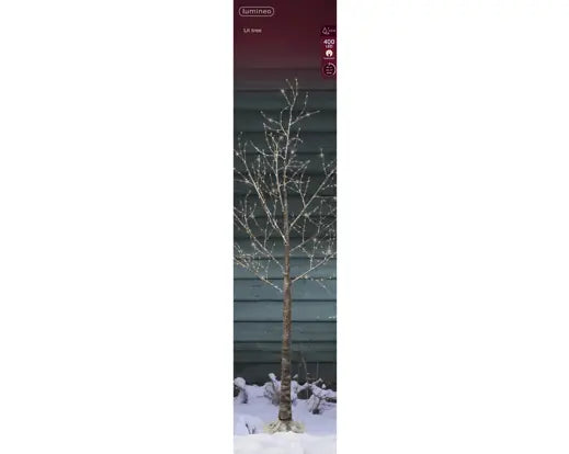 Micro LED tree gb pvc branch steady outdoor brown/warm white dia90cm x H.150cm