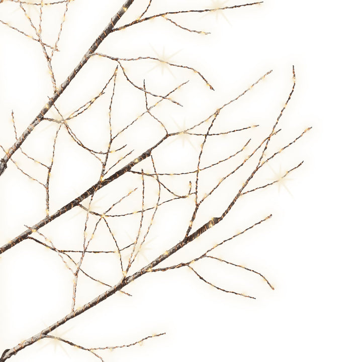 Micro Led Tree Gb Pvc Branch Steady Outdoor Brown/Warm White Dia100Cm X H.180Cm - Christmas Lights - Windyridge Garden Centre