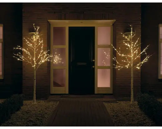 Micro LED tree gb pvc birch steady outdoor white/warm white dia100cm x H.180cm