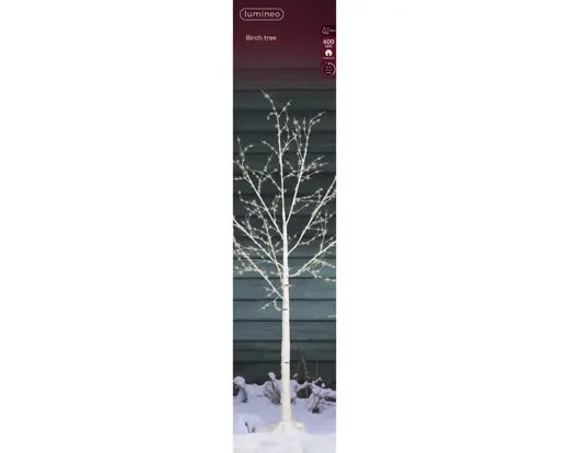 Micro LED tree gb pvc birch steady outdoor white/warm white dia100cm x H.180cm