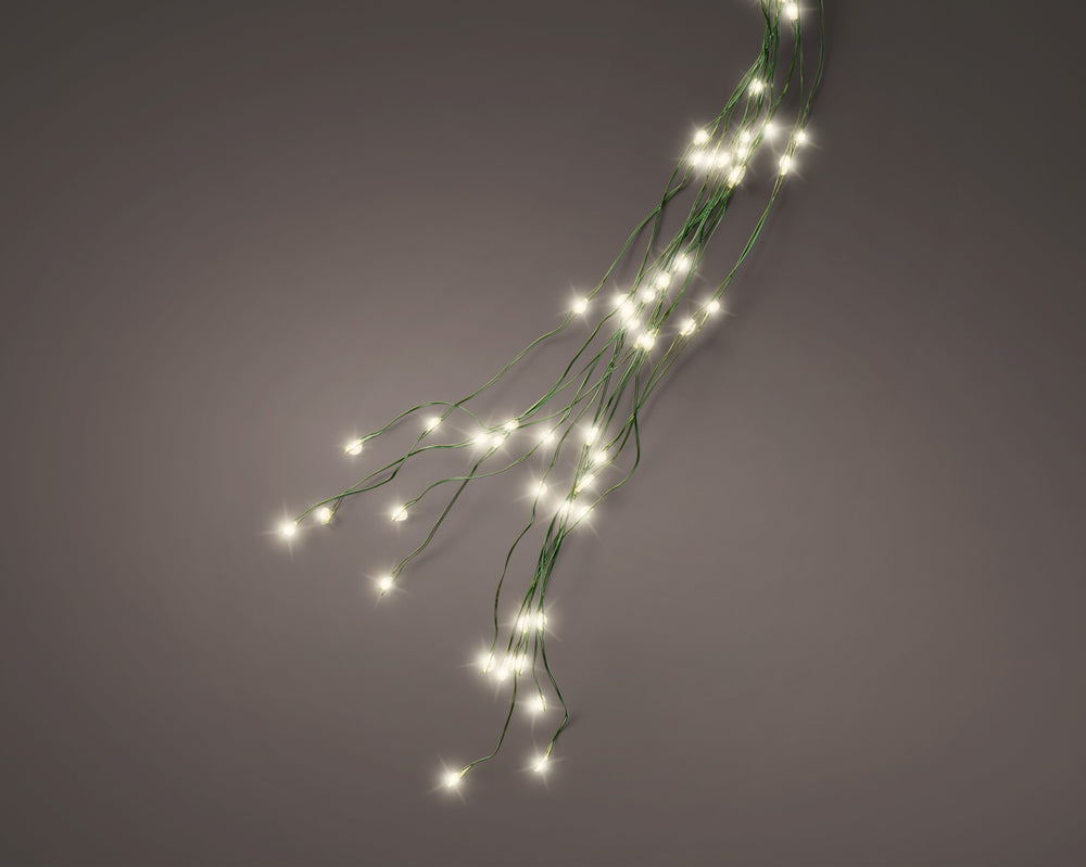 LED lights Micro Tree Bunch Warm White 2.1m - lit product