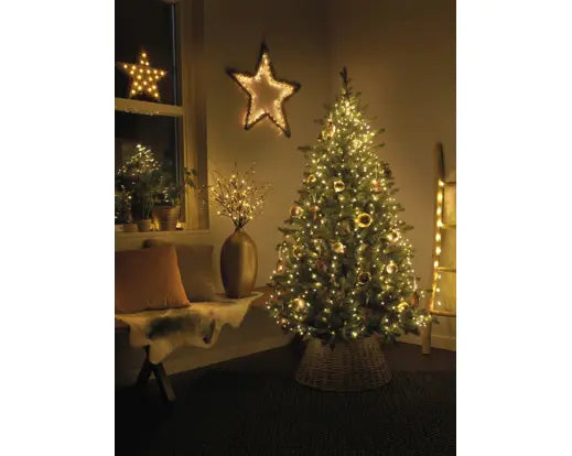 Micro LED tree bunch gb steady outdoor green/warm white L.210cm