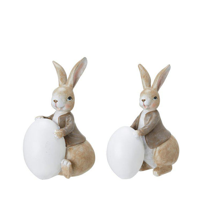 Rabbit Mix Brown 18X23Cm - Easter - Windyridge Garden Centre