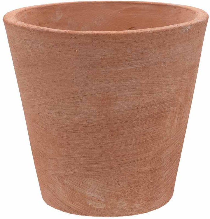 Artisinal Terracotta Modern Conical Pot 37cm/H33cm (Conico Moderne)