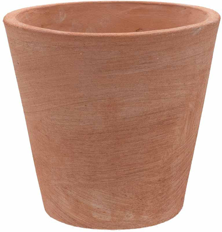 Artisinal Terracotta Modern Conical Pot Ø45cm H40cm (Conico Moderne)
