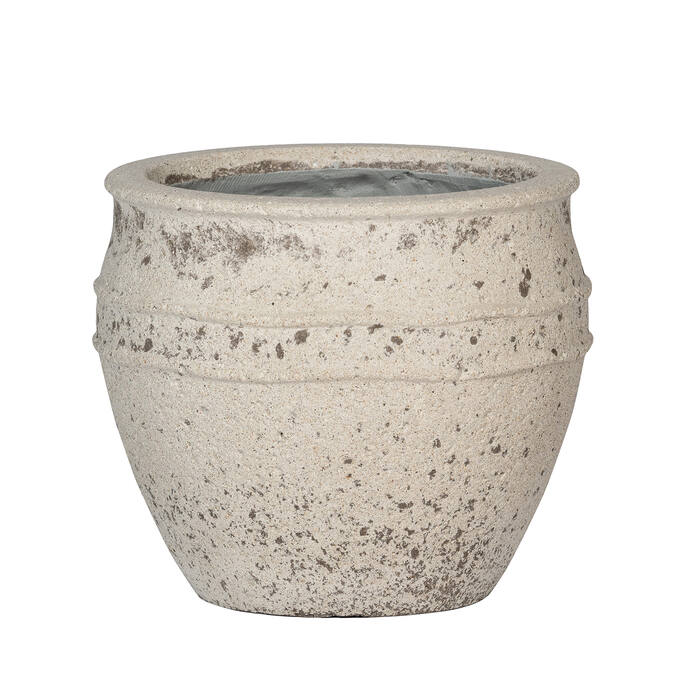 Athena S, Chalk White  Ø24Cm - Pots - Windyridge Garden Centre