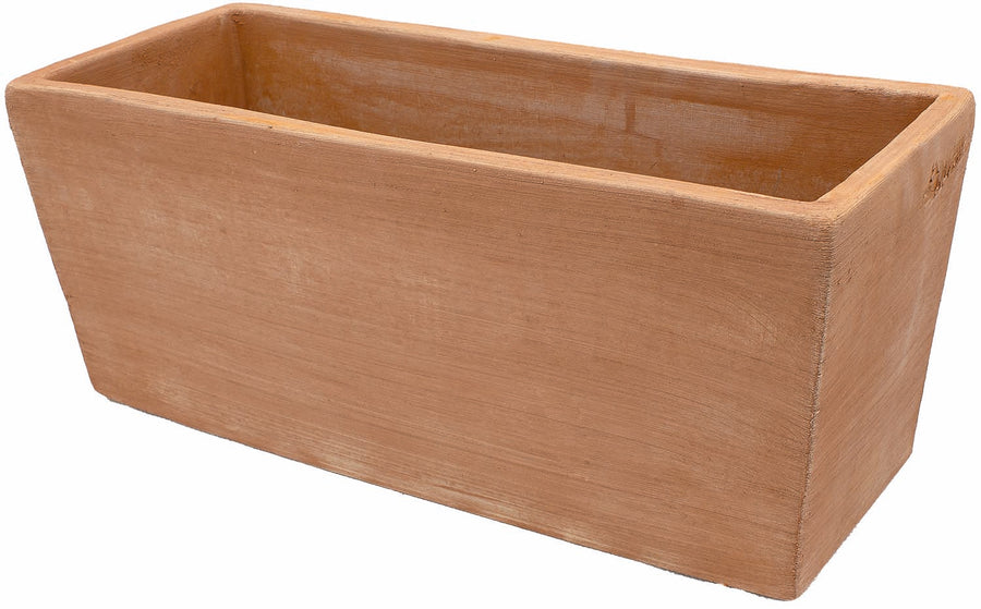 Cassetta Rettangolare Moderne Balcone terracotta trough