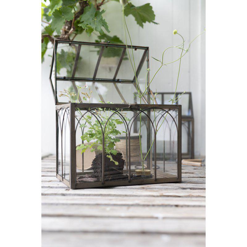 VALERIA Geenhouse Rust brown 29x18x32cm