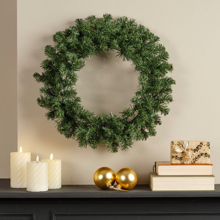Imperial wreath indoor and outdoor green D.50cm x H.13cm