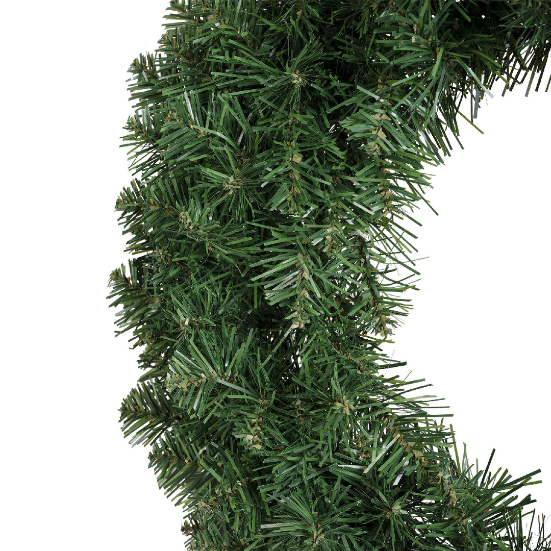 Green Imperial Christmas wreath for indoor or outdoor use, 60cm, alternate view