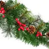 Ipswich garland frosted indoor green/white L.270cm x W.30cm x H.10cm