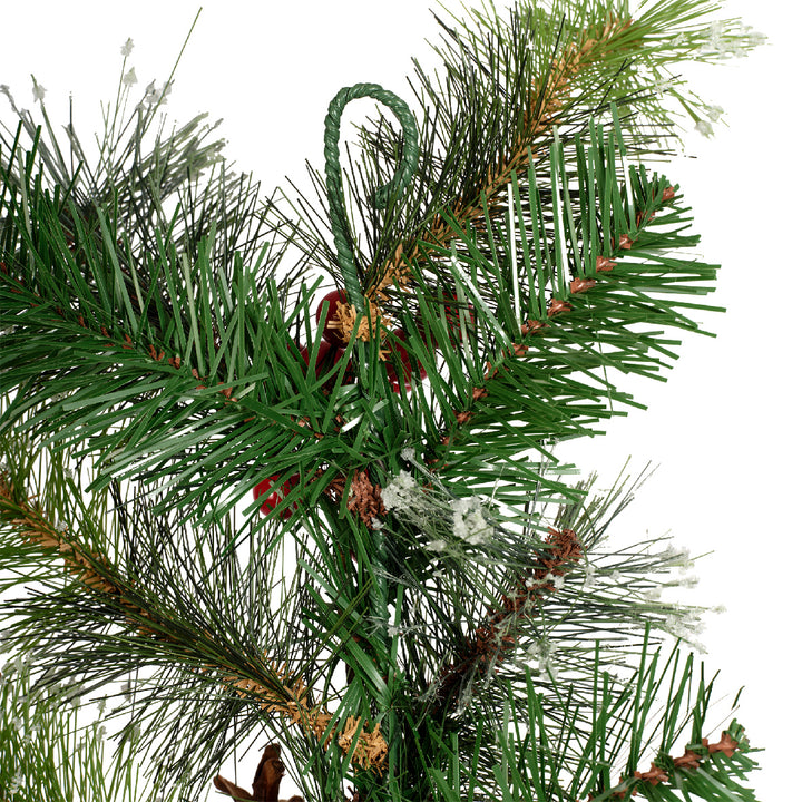 Ipswich garland frosted indoor green/white L.270cm x W.30cm x H.10cm