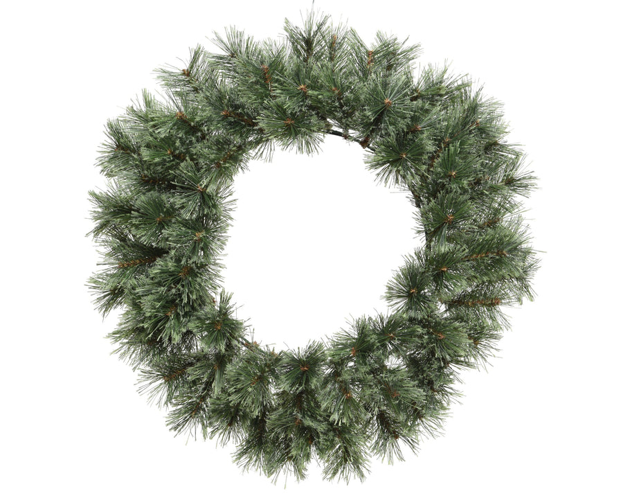 Green Cashmere indoor Christmas wreath, 63cm