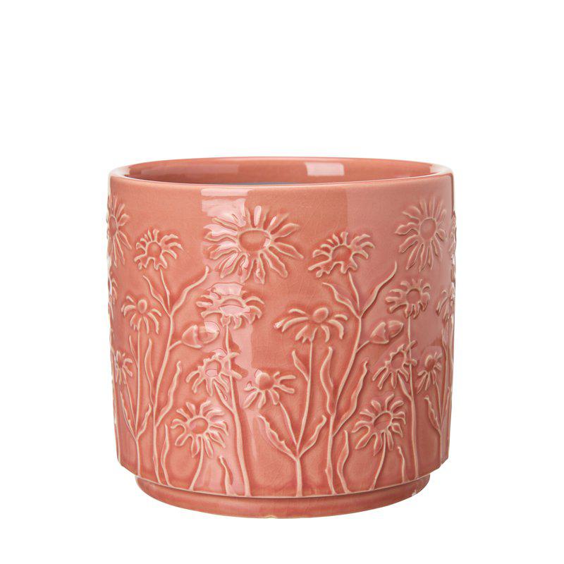 Gunnel Pot  Peach Ø14 X H12Cm - Pots - Windyridge Garden Centre