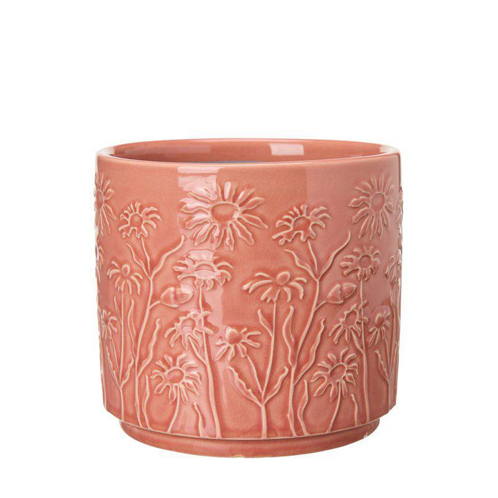 Gunnel Pot  Peach Ø14 X H12Cm - Pots - Windyridge Garden Centre