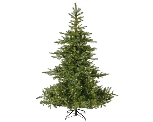 Grandis Fir Pre-Lit Artificial Christmas Tree with Warm White Micro LEDs - 8 ft / 240 cm