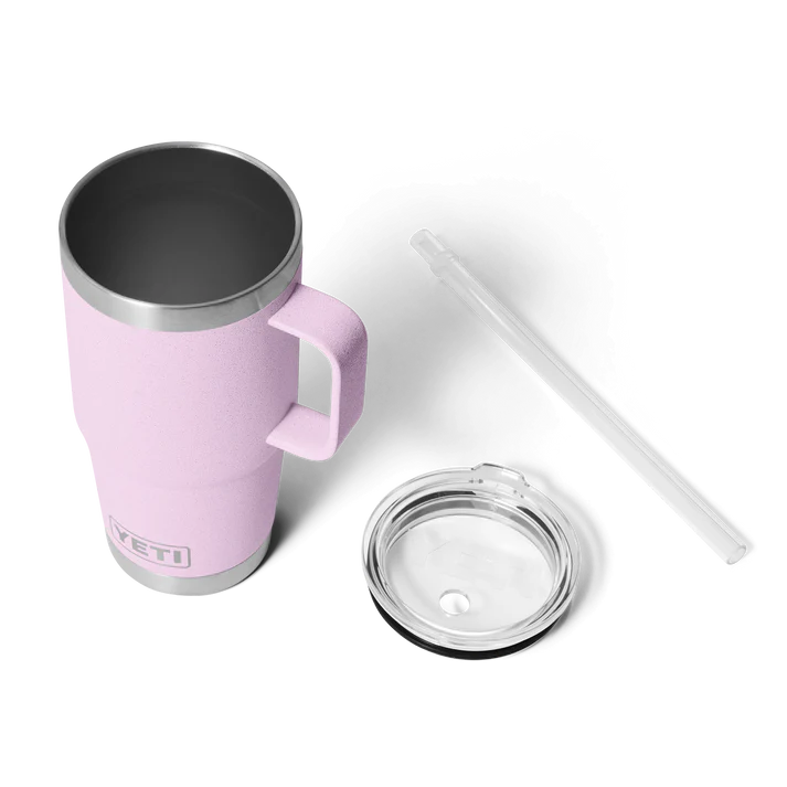 YETI RAMBLER 25 OZ STRAW MUG CHERRY BLOSSOM