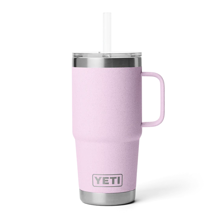 YETI RAMBLER 25 OZ STRAW MUG CHERRY BLOSSOM