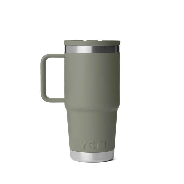YETI RAMBLER 20 OZ TRAVEL STRAW MUG PAMPA GREEN