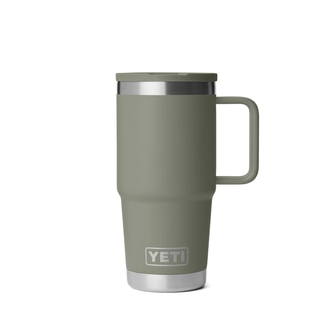 YETI RAMBLER 20 OZ TRAVEL STRAW MUG PAMPA GREEN