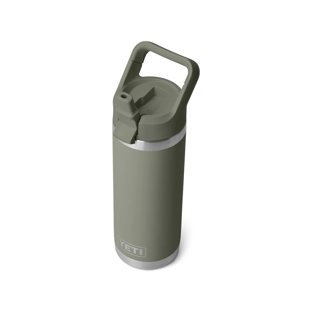 YETI RAMBLER 18 OZ COLOUR STRAW BOTTLE PAMPA GREEN