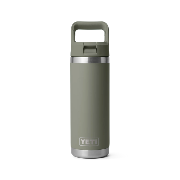 YETI RAMBLER 18 OZ COLOUR STRAW BOTTLE PAMPA GREEN