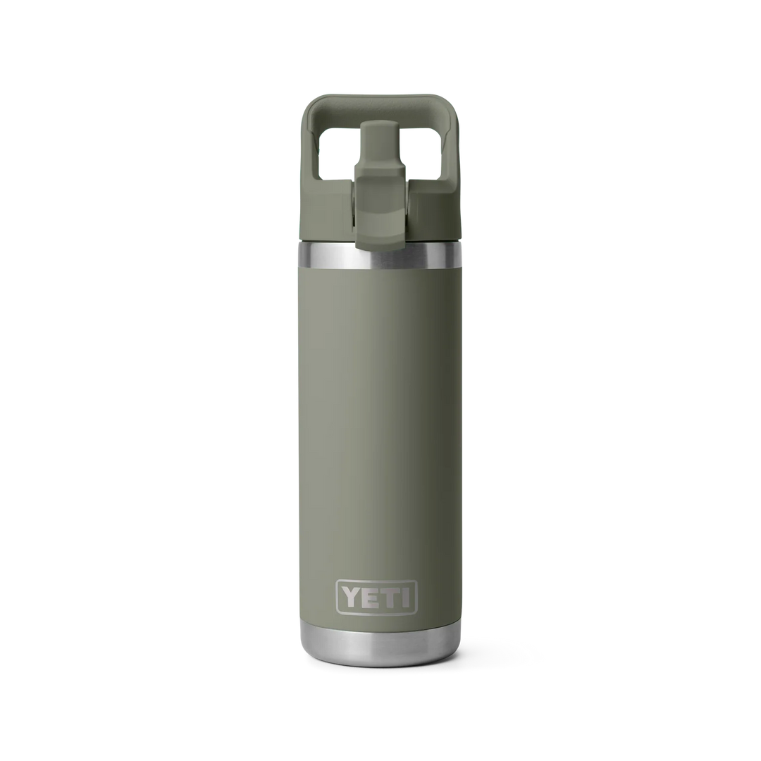 YETI RAMBLER 18 OZ COLOUR STRAW BOTTLE PAMPA GREEN