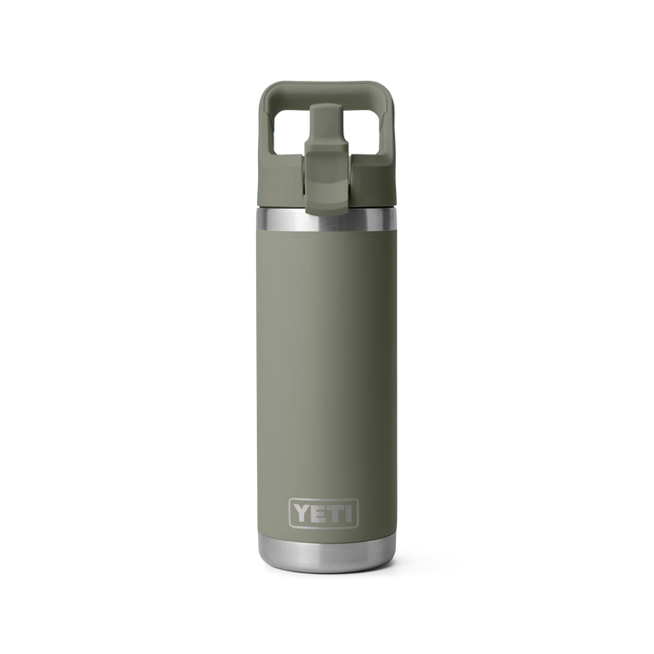 YETI RAMBLER 18 OZ COLOUR STRAW BOTTLE PAMPA GREEN