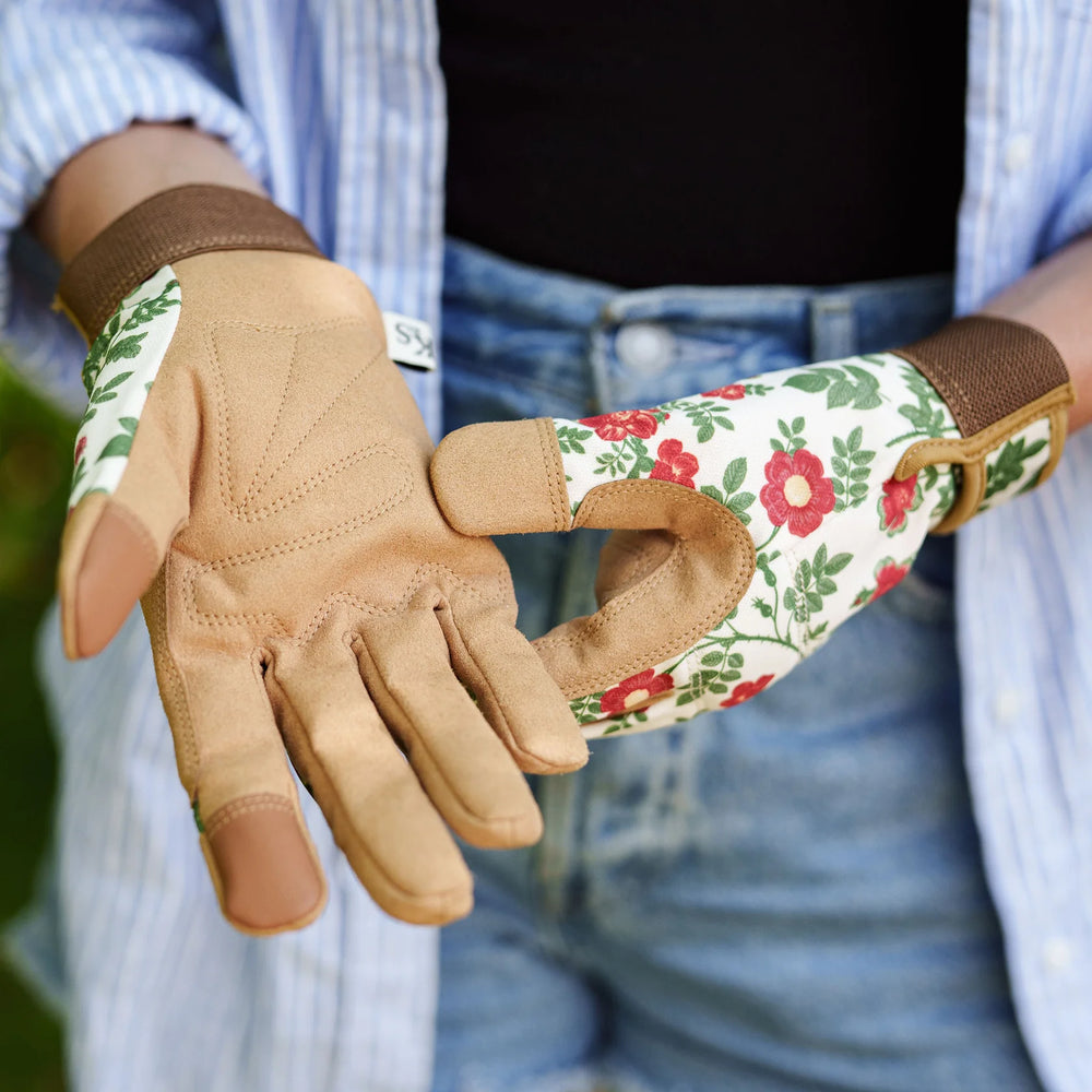K&S Cottage Garden Premium Comfort Gloves - Medium - Tools & Equipment - Windyridge Garden Centre