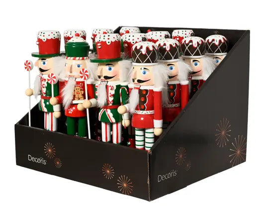 Nutcracker pinewood  fsc 100% assorted L.7cm x W.7cm x H.25cm