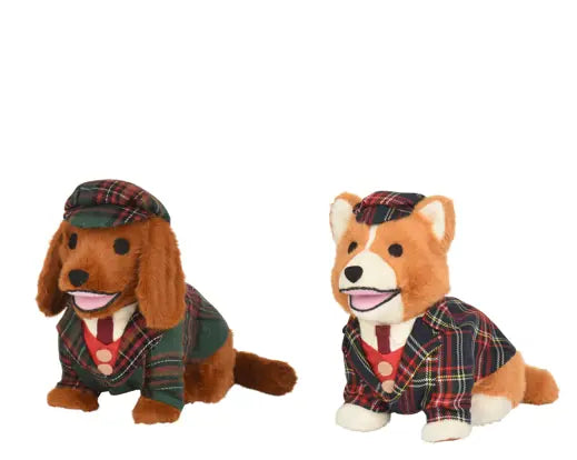 Dog polyester polyester hat and cloth 2ass brown L.21cm x W.11cm x H.19cm