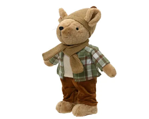 Mouse polyester standing plastic hard body multi L.30cm x W.26cm x H.47cm
