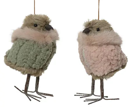 Bird polyester L.6cm x W.8cm x H.12cm