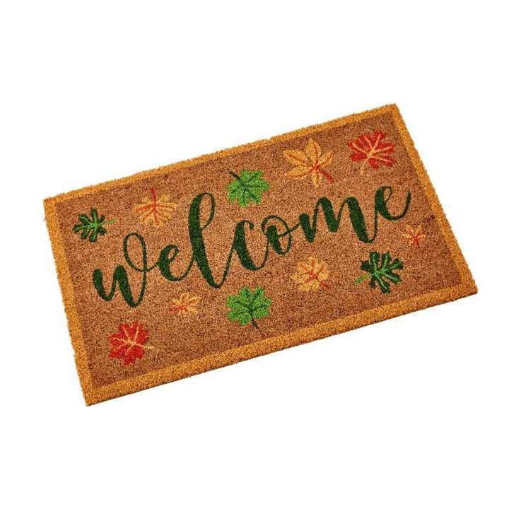 Leafy Welcome Decoir Mat 40x60cm