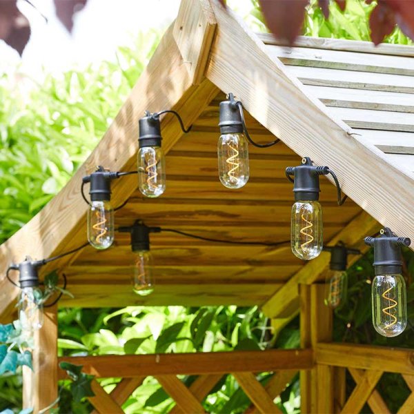 Smart Solar Vintage 365 String Lights (Set of 8)
