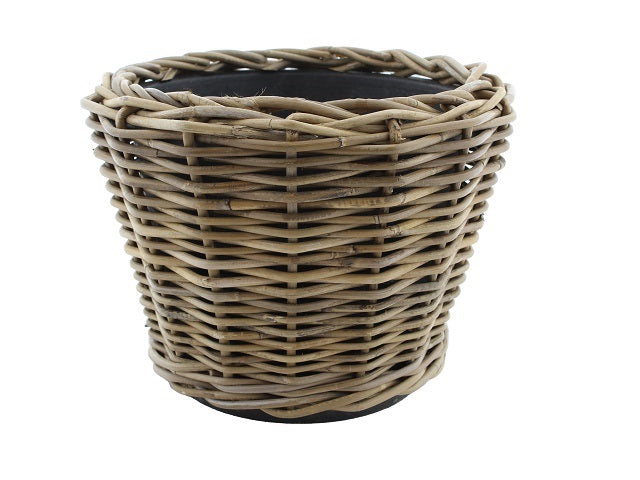 Drypot Rattan Grey Ø34 h30cm