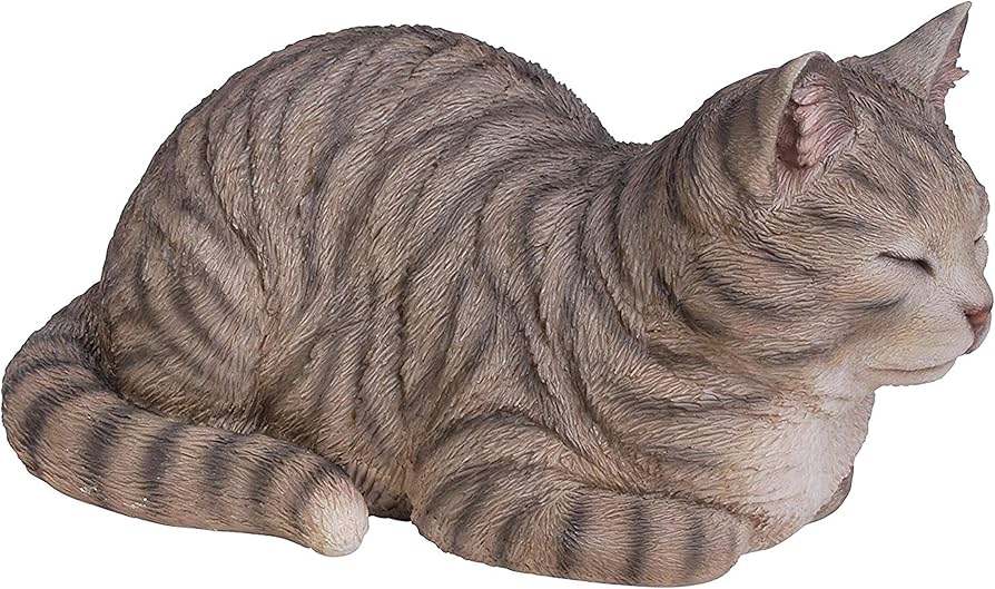 Rl Dreaming Cat Tabby D - Ornaments - Windyridge Garden Centre