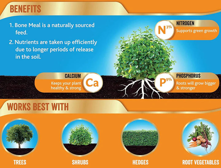 Bone Meal 10Kg - Ferts And Chemicals - Windyridge Garden Centre