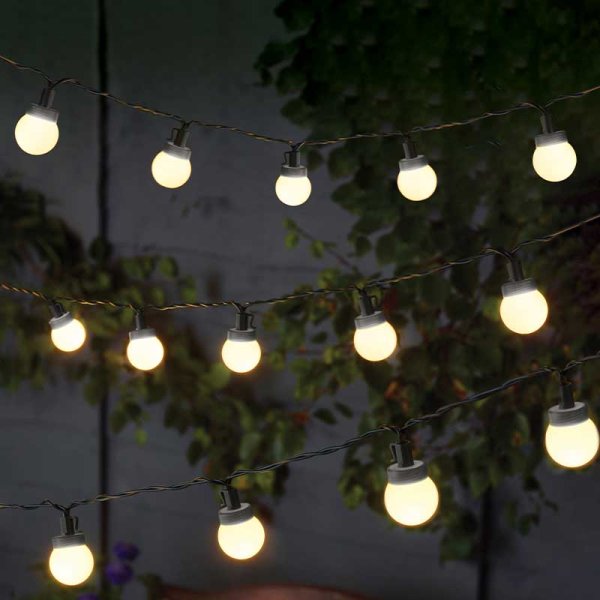 Smart Solar MultiPower Festoon String Light (Set of 30)