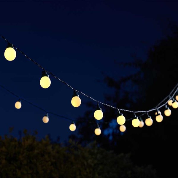 Smart Solar MultiPower Festoon String Light (Set of 30)
