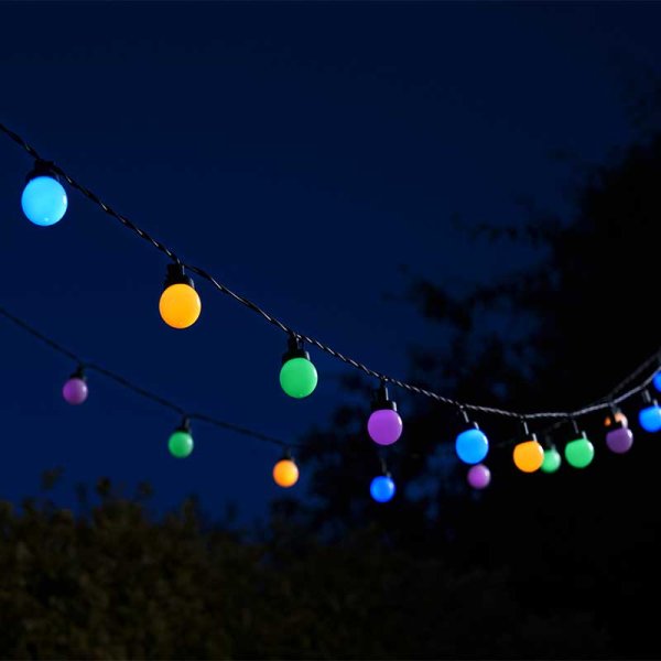 Smart Solar MultiPower Festoon String Light (Set of 30)