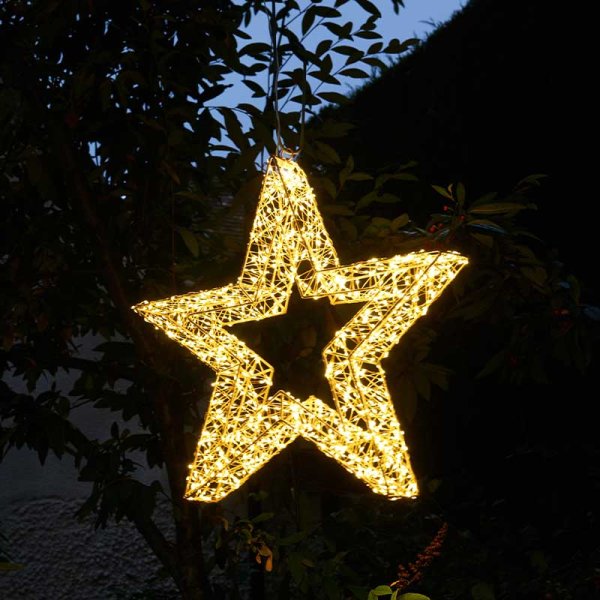 960 Led Galaxy Star - Warm White 40Cm - Christmas Lights - Windyridge Garden Centre
