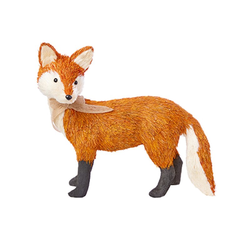 34cm Standing Rustic Fox