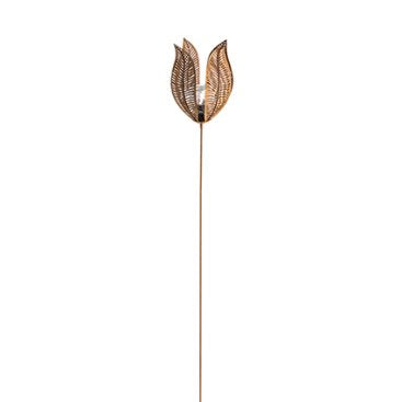 1.17M 1 Led Solar Tulip Garden Stake With Crackle Glass Ball - Outdoor Living - Windyridge Garden Centre