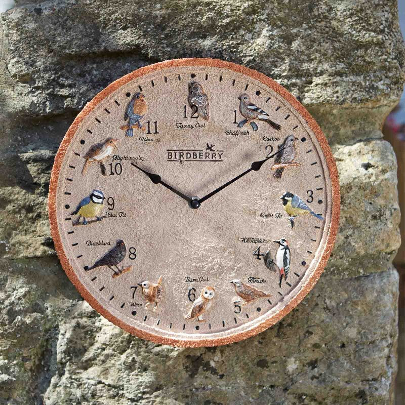 12In Birdberry Wall Clock - Garden Ornaments - Windyridge Garden Centre